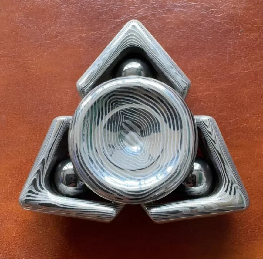 Used EDC Qedc Malaysia Linglong fidget slider decompression toy