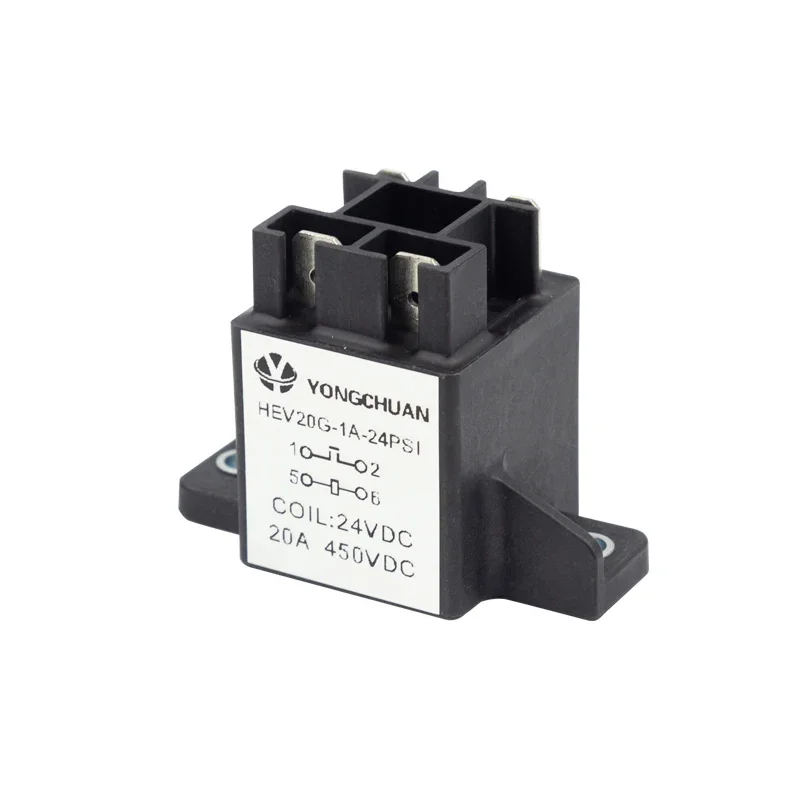 High Voltage DC Relay HEV20G 20A 110V 450VDC Vacuum Inflatable