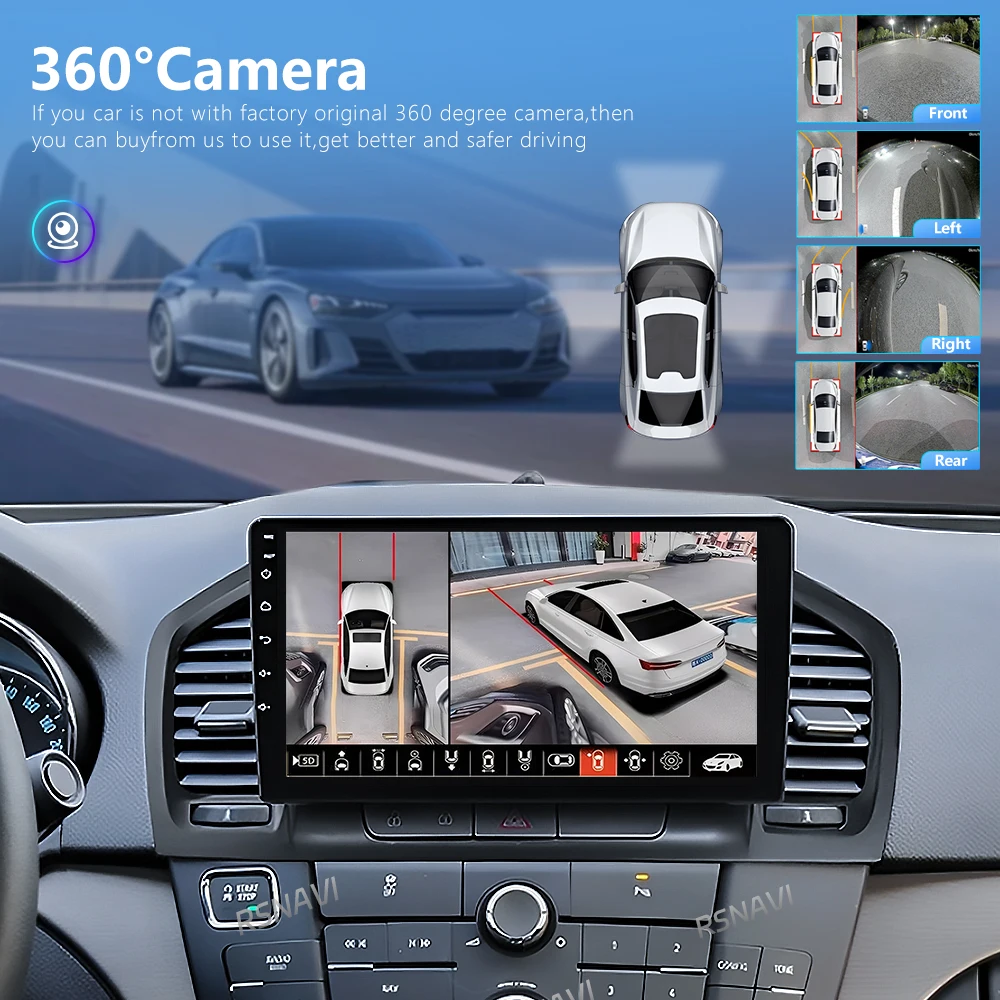 Android 16 Carplay Car Player Radio Multimedia For Buick Regal For Opel Insignia 1 2009 - 2013 Autoradio Stereo 2Din Head Unit - view 3