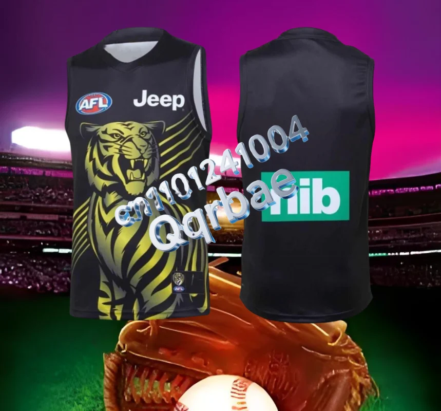 

Men's Summer Large New 2025 AFL Summer Australia Football Richmond 2025 Guernsey Oversized Vest Adult Motorcycle Quick Drying