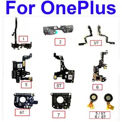 Microphone Board Module For OnePlus 1+ 1 2 3 3T 5 5T 6 6T 7 7T Pro Vibrator Motor Microphone Flex Cable Replacement Repair Parts