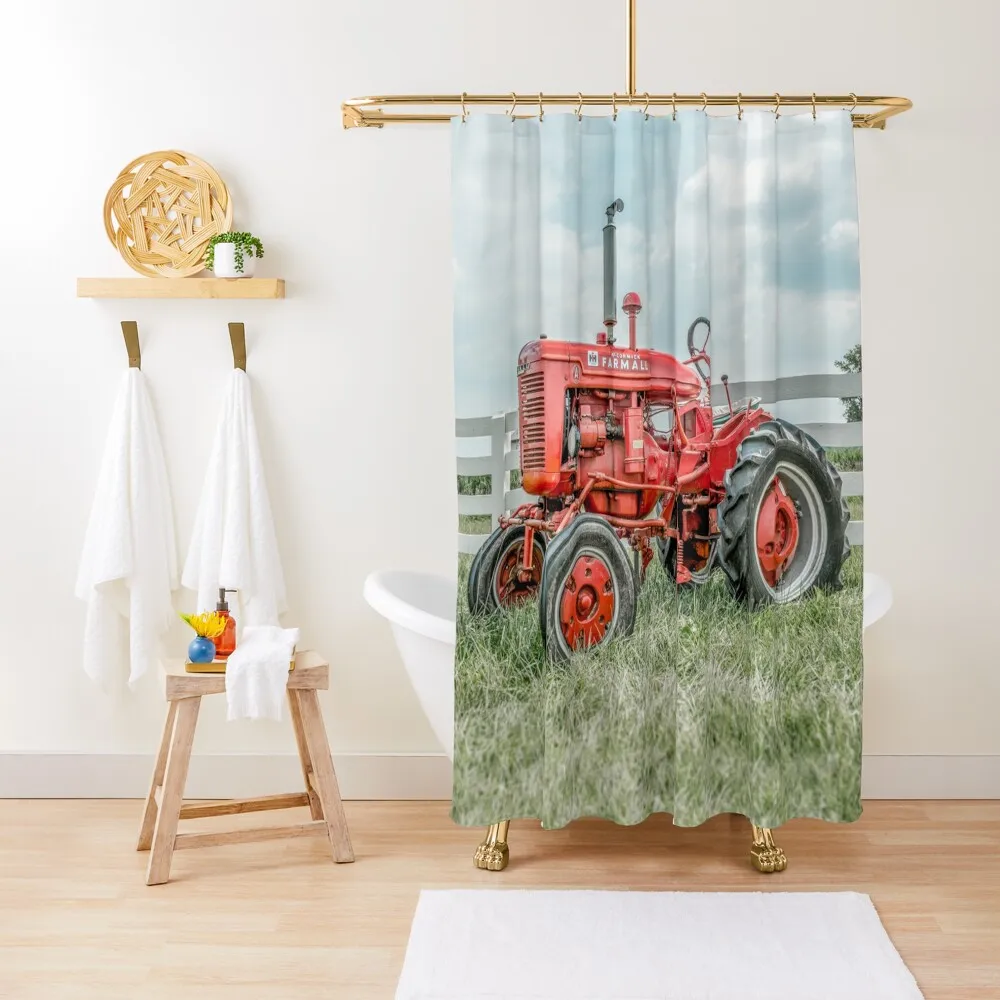 

A Tractor Shower Curtain Elegant Bathroom For Bathrooms Curtain