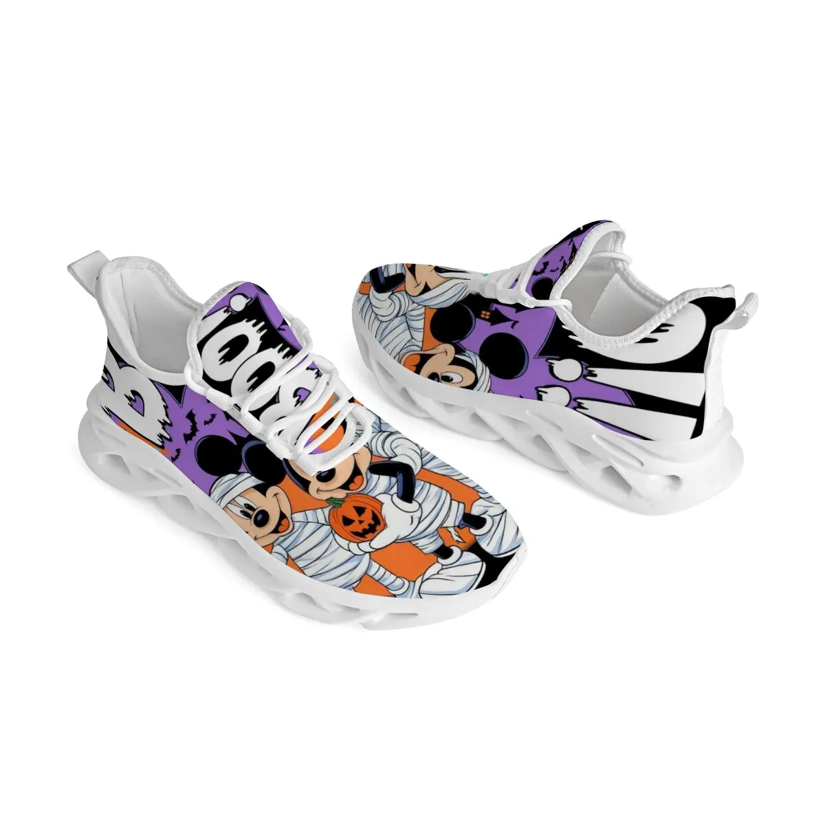 

Мужская повседневная обувь Disney, женские кроссовки с Микки Маусом, модная спортивная обувь с тыквой, мужские туфли на нескользящей мягкой подошве, Zapatos Hombre