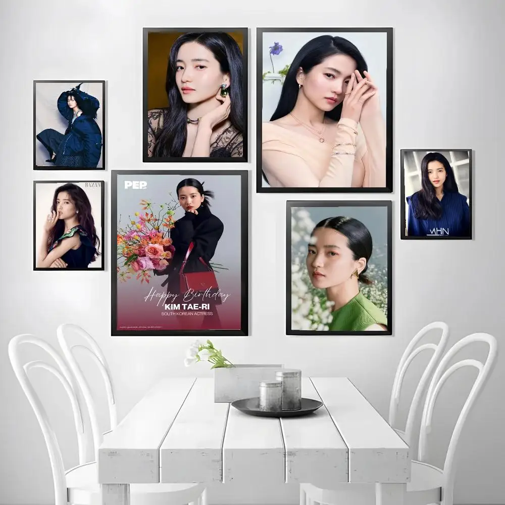 Actress K-Kim Tae-ri Poster Stickers, suitable for game rooms, bedrooms, corridors, home wall art decor, gifts