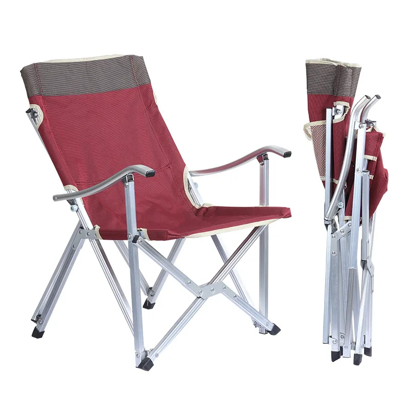 

Amano wholesale Ogawa chair convenient backrest recliner camping barbecue fishing stool ultra-light all-aluminum alloy camping