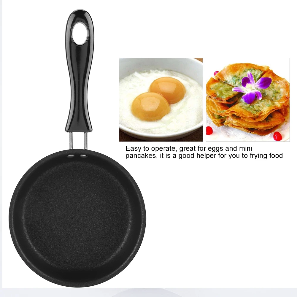 Pan Frying Egg Skillet Pot Mini Cooking Omelette Pans Nonstick Non Iron Stick Saucepan Fry Omelet Cast Pancake Pots 12cm