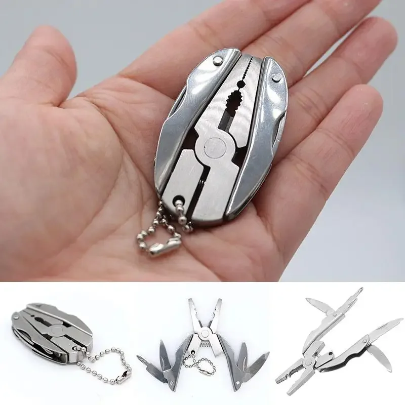 Stainless Steel Outdoor Portable Multitool Pliers Knife Keychain Screwdriver Multi Tools Mini Pliers Herramientas Multi Tool