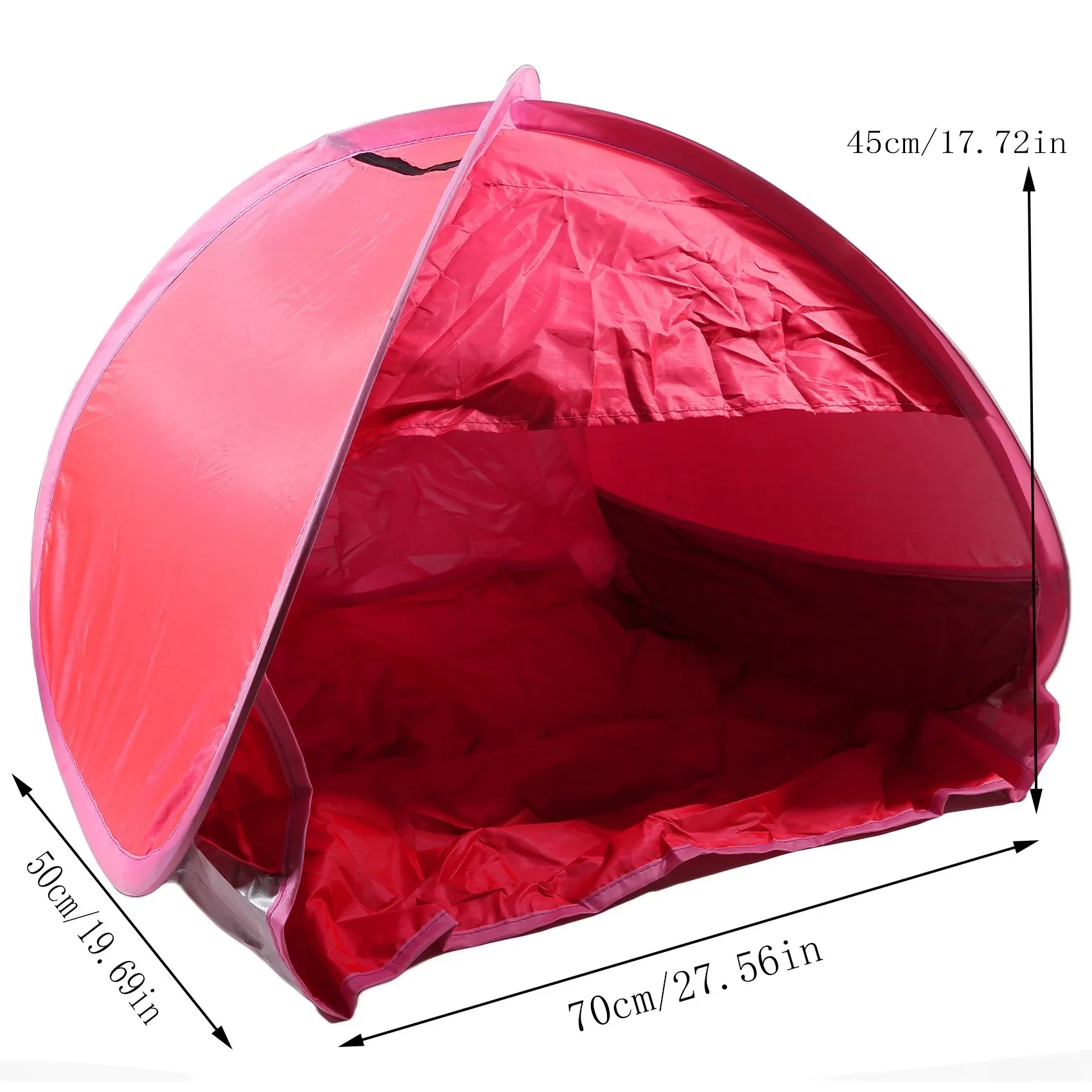 DurableTent Outdoor Automatic Open Beach Shade Mini Pop-up Awning Beach Head Tent