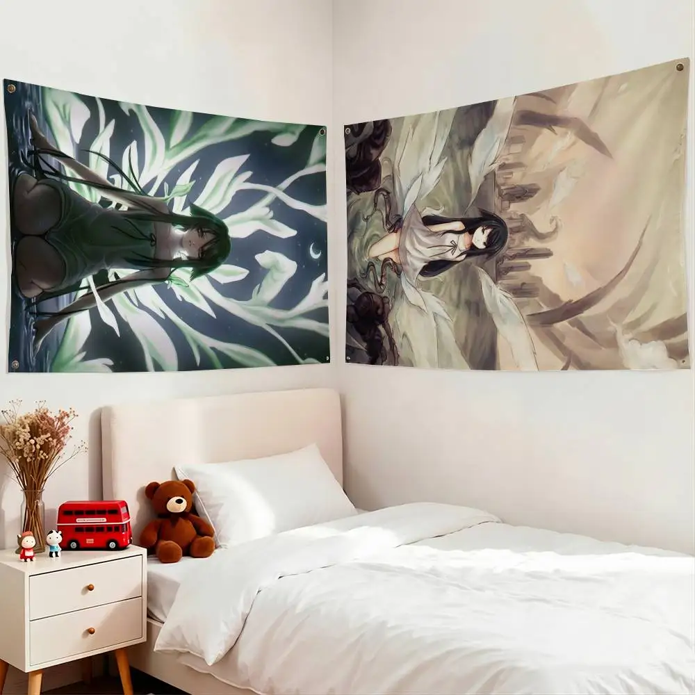 Saya No Uta Song of Saya Flags Wall Hanging Tapestry Outdoor Garage Room Decorative flag Background Blanket