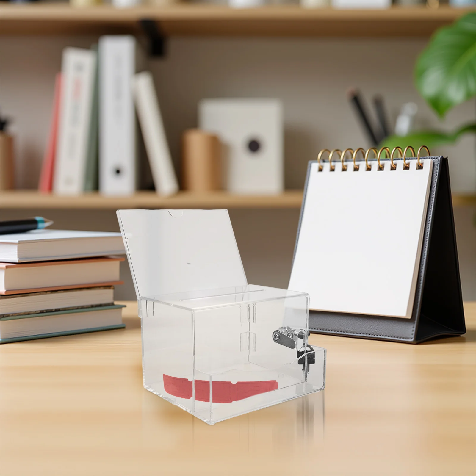 아크릴 락 박스 투명 기부함 티프 자(돈함) 투표함 기부금 모금 투표 래플 레스토랑 현금 기부 티켓 보관함