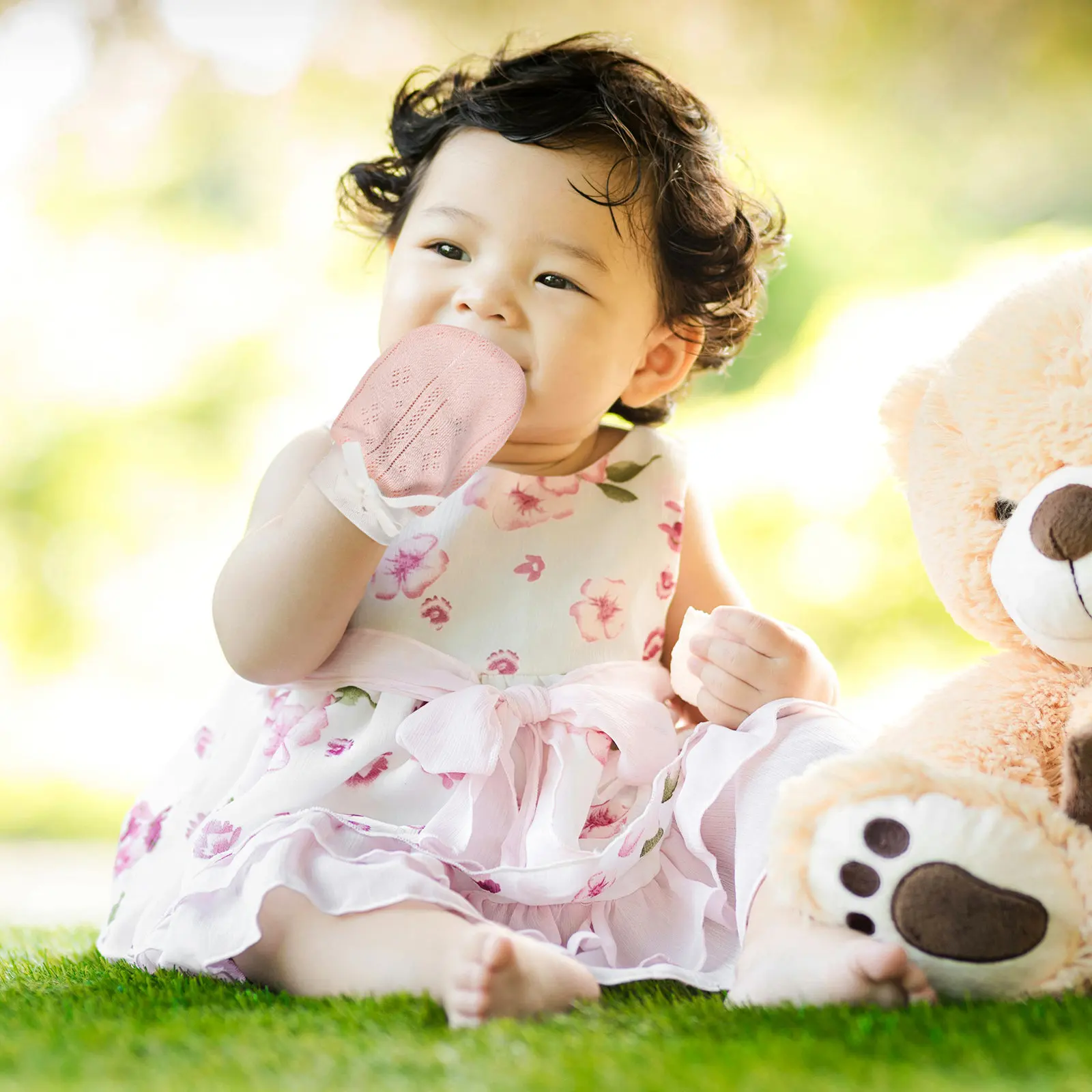 

2 пары варежек для новорожденных, хлопковые перчатки для младенцев, эластичные, мягкие, не царапающие кожу, удобные варежки для мальчиков и девочек