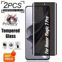 2Pcs Anti-Spy Tempered Glass for Honor Magic 7 Magic 7 Pro 7 Lite Full Coverage Privacy Screen Protector Magic 6 Pro 6 Lite Film