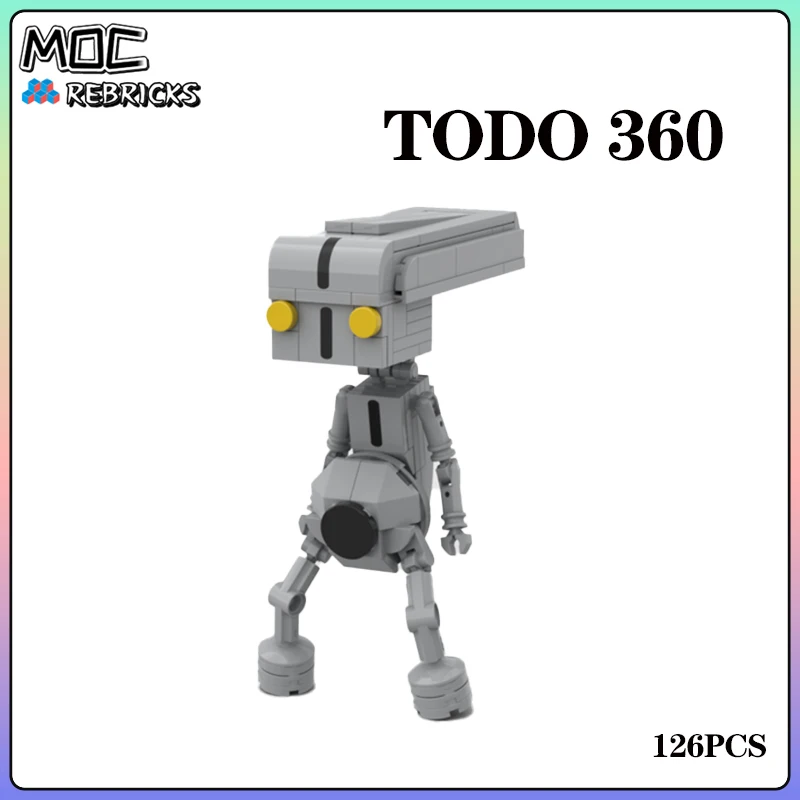 Robot Series MOC Bricks Mecha-Girl V3 and TODO 360 Small Droid Building Block Model DIY Set Boy Toys Hobbies Christmas Gifts