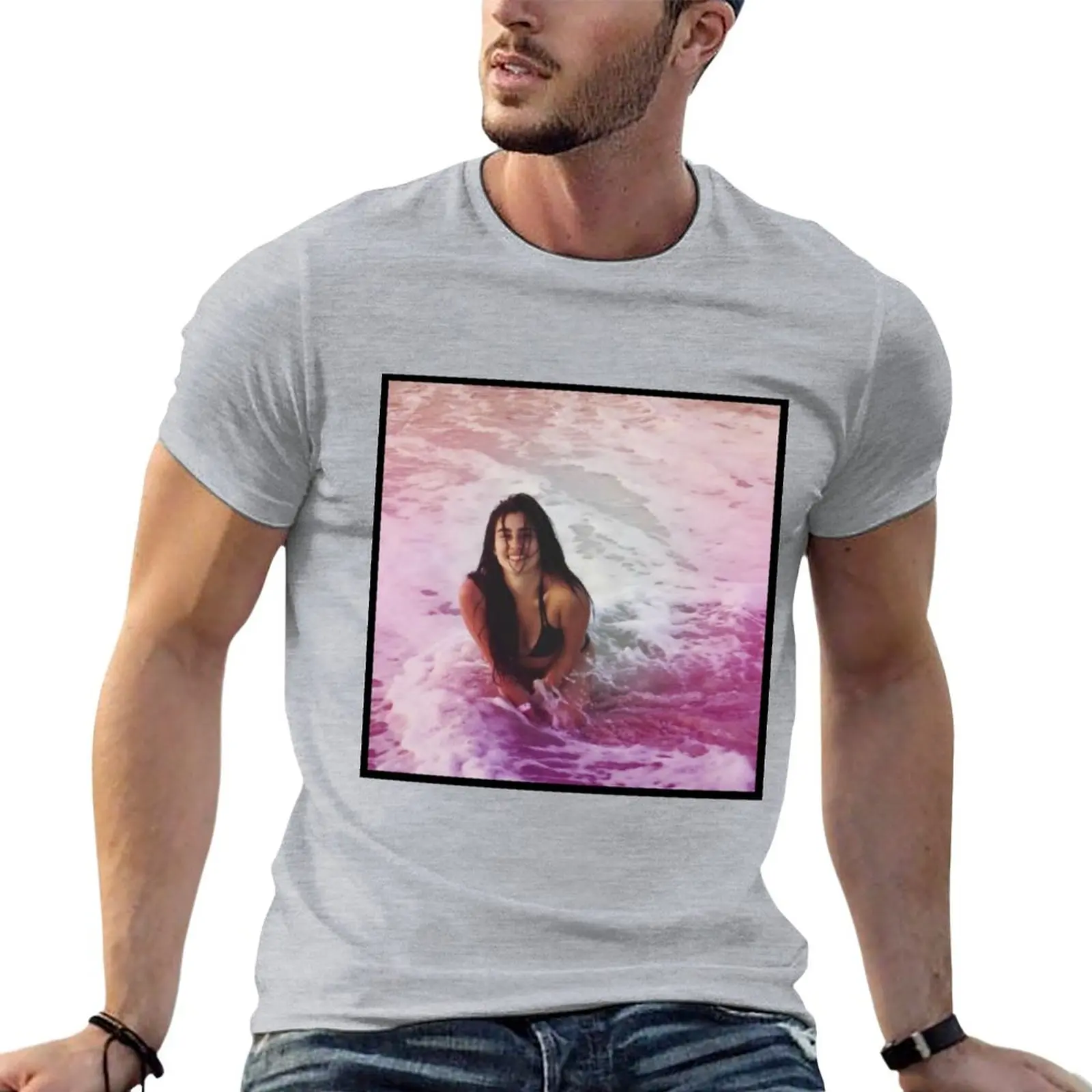 

Lauren Jauregui T-Shirt oversized plus size tops fitted t shirts for men