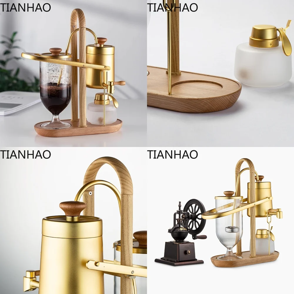 Imperial Royal Belgian Coffee Maker Siphon Coffee Brewer Gift Set