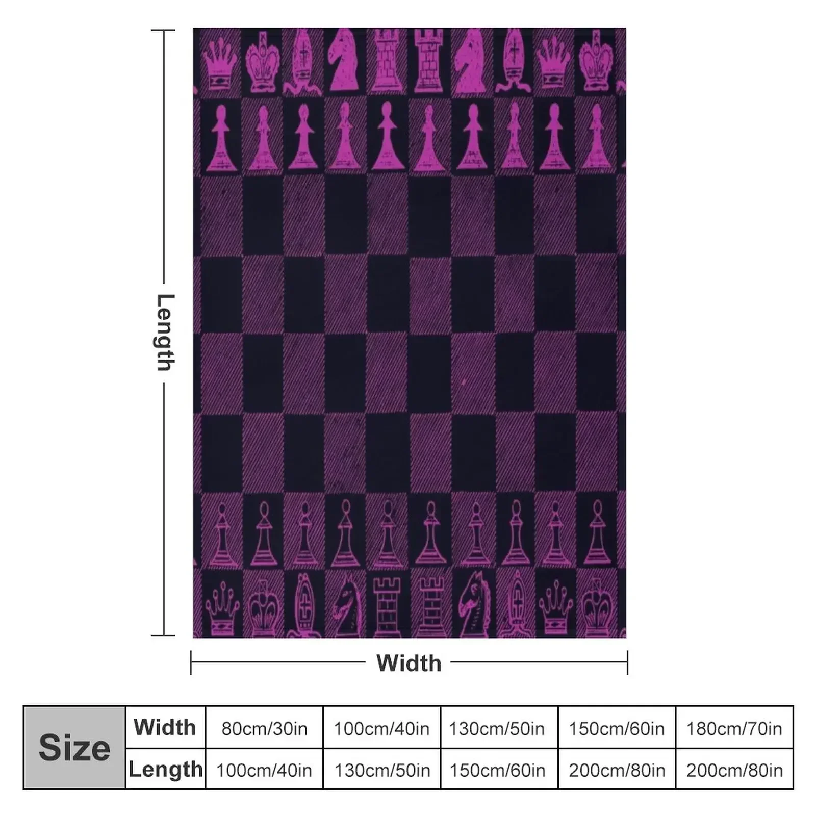 Chess Fan, Chess Player, Grand Master of Chess Throw Blanket couch cozy soft plush fuzzy picnic outdoor blanket