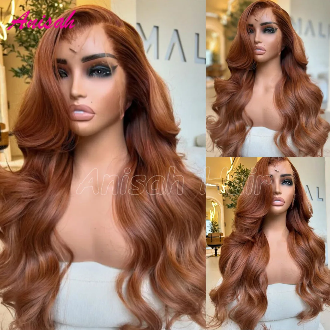 

Colored Human Hair Wigs Body Wave Lace Front Wigs Cuticle Aligned Virgin Hair Hd Transparent Lace Frontal Wig for Women