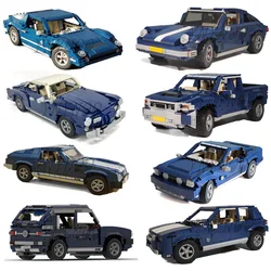 NEW MOC 10265 Mustangs Diablo Gallardo F40 SUV Couper Pickup Truck Shelby GT500 GT04 Building Block Car Bricks Model DIY Toys