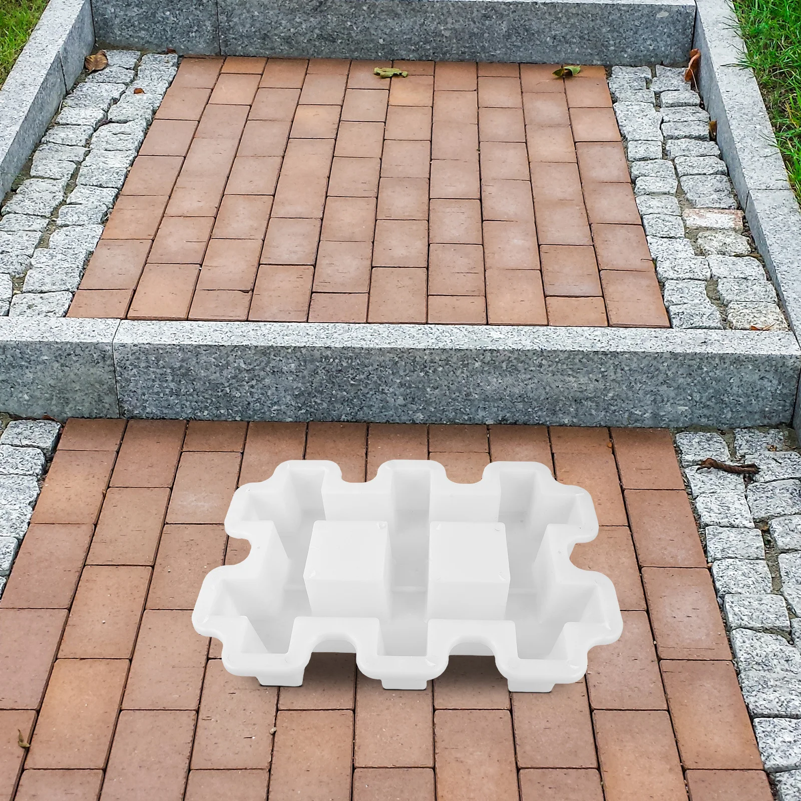 

Rectangular Hollow Brick Mold High-Precision Paver Concrete Forming Tool For Garden Pathway Balcony Cement Bricks Maker Molding