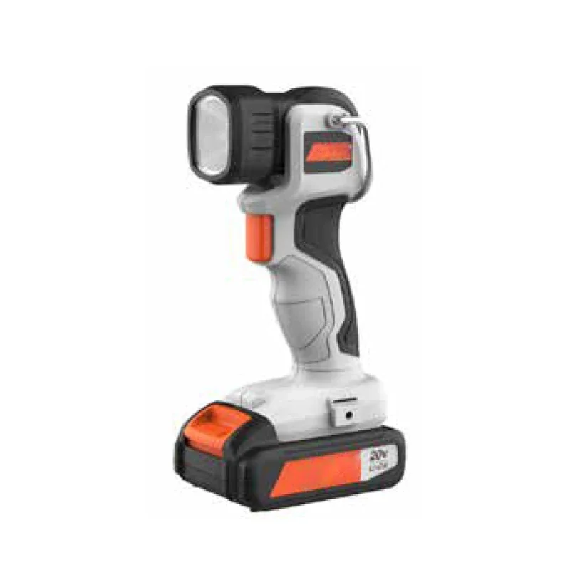 Hantechn Industrial & DIY Grade Portable Emergency Torch 20V Lithium Battery Led Flashlight Cordless Handheld Work Light