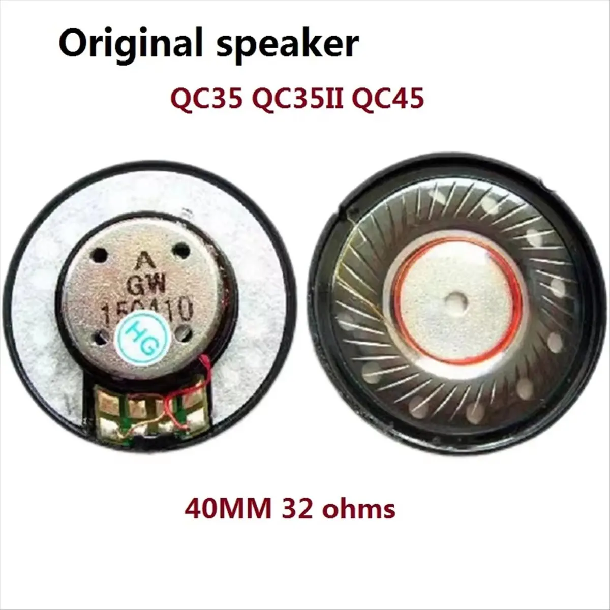 

*ESTR Speaker Unit for Bose QC35 I II QC45 Headphones,40mm 32 Ohms Use for QC15 QC25 AE2 OE2 Headsets