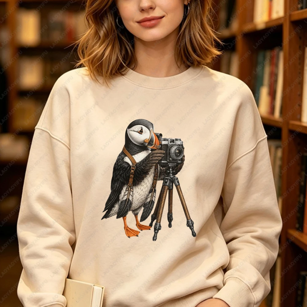 Street Fashion Photographers - Pakaian Olahraga Fotografer Puffin, Kamera Satwa