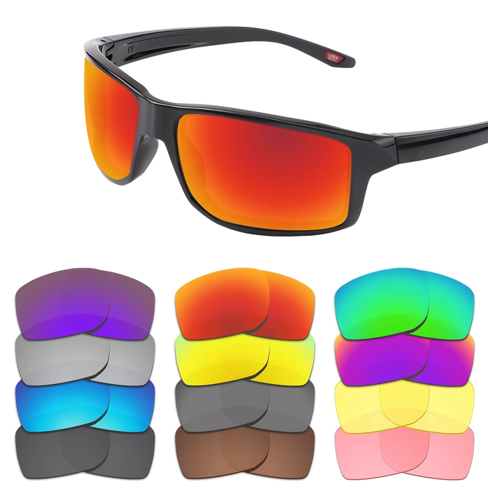 

Polarized Thinkness 1.2mm Hokklo Replacement Lenses for Oakely Gibston OO9449 Sunglasses- Multiple Colors