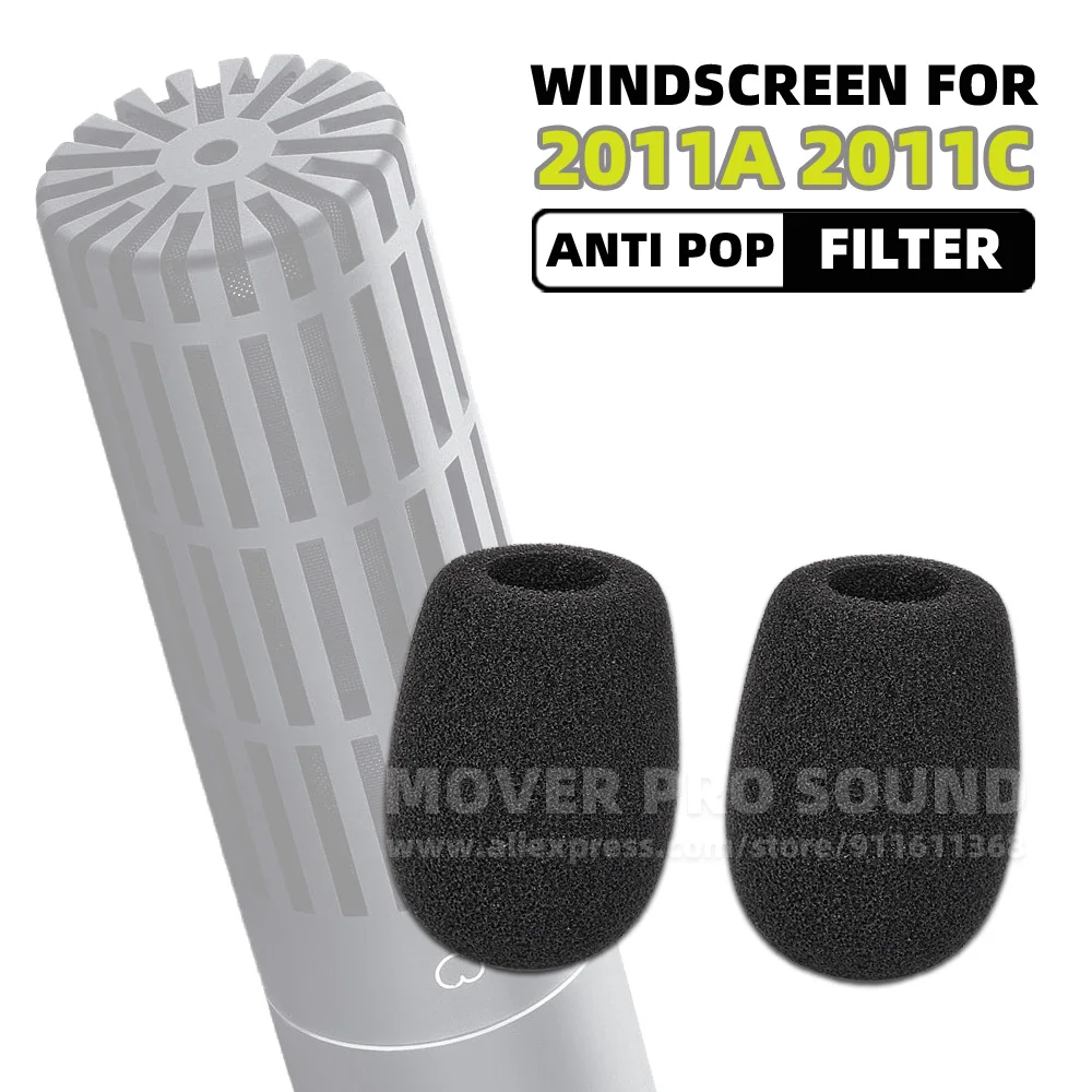 

For DPA 2011 2011A 2011C A C Microphone Windscreen Pop Filter Screen Windshield Sponge Recording Mic Windproof Foam Cover Shield