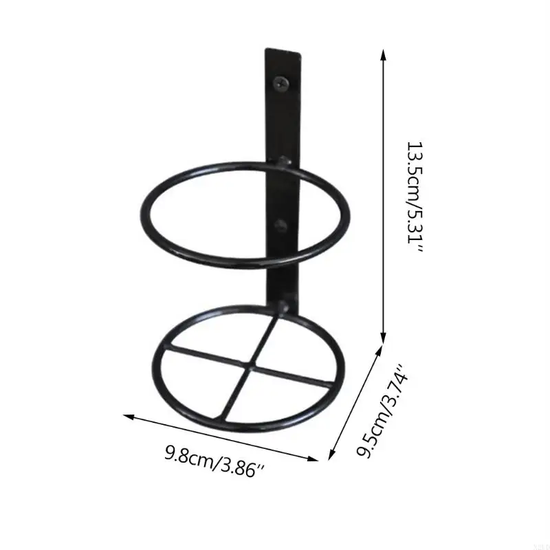 Wein Display Halter Weinregal Wandbehang Weinständer Schmiedeeisen Material N2UD