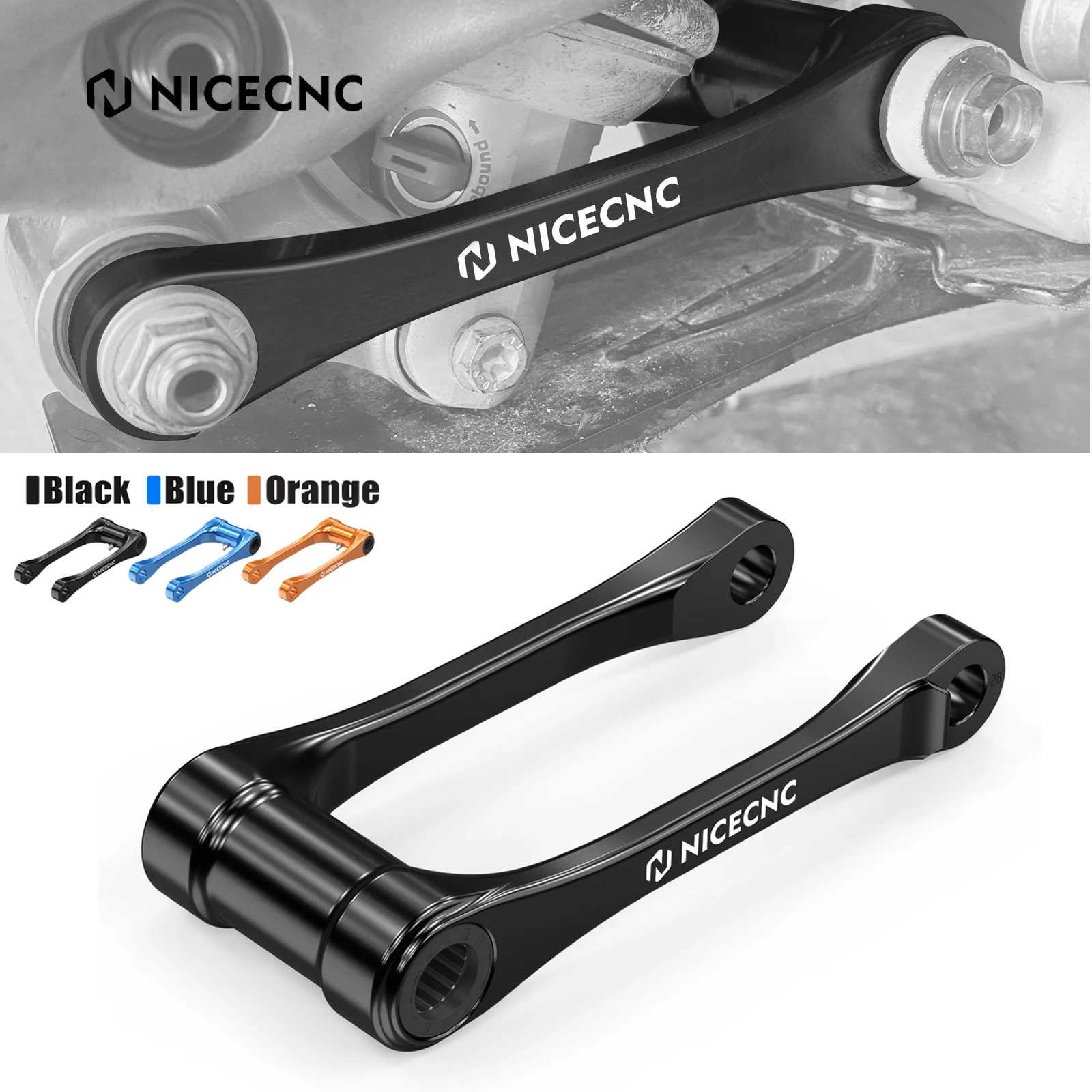 

NICECNC For KTM SXF 250 SXF 450 2025 1/1.5″ Lowering Link Kit SX 125 XC-F 250 350 450 For Husqvarna TE 300 For GasGas EC 300