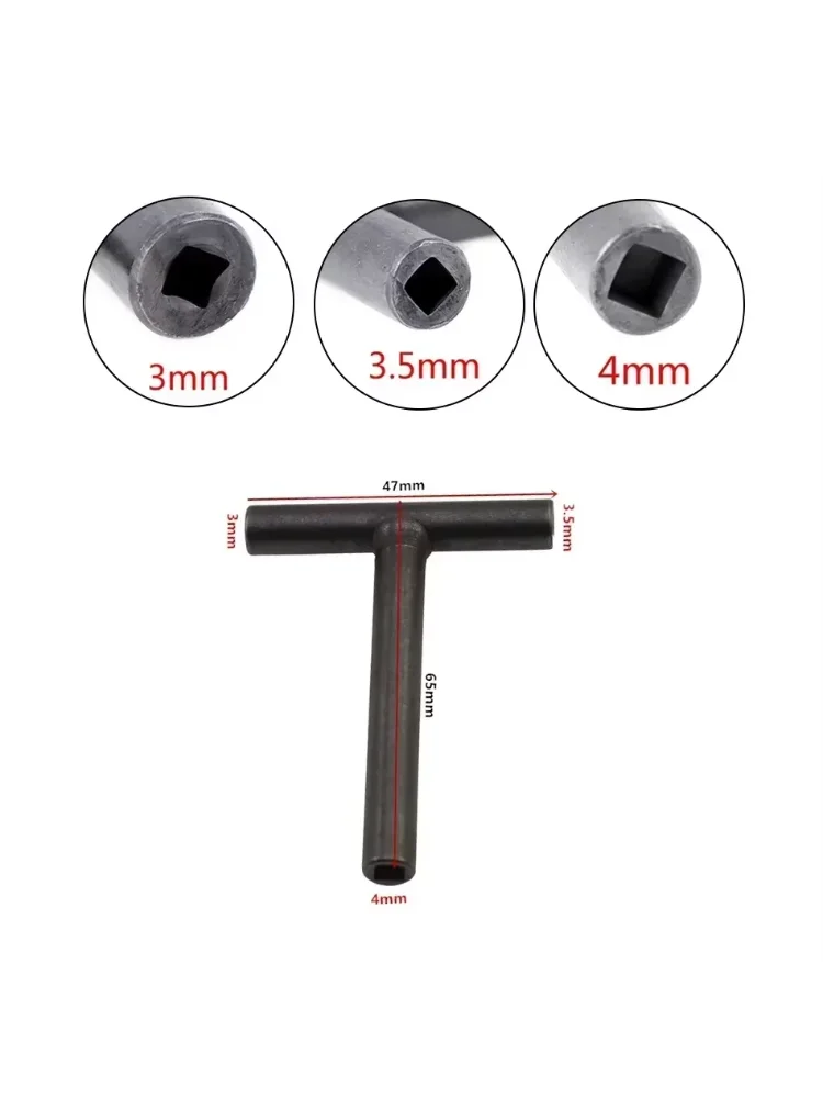1Pcs T Type Wrench Valve Screw Clearance Adjusting Spanner 3mm 3.5mm 4mm Square Hexagon Wrench For Motorcycle Scooter