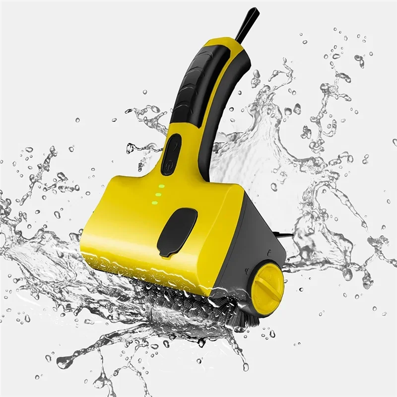 

Wireless Electric Barbecue Grill Cleaning Brush, Household Kitchen Tile Cleaning Brush Replaceable Brush Heads