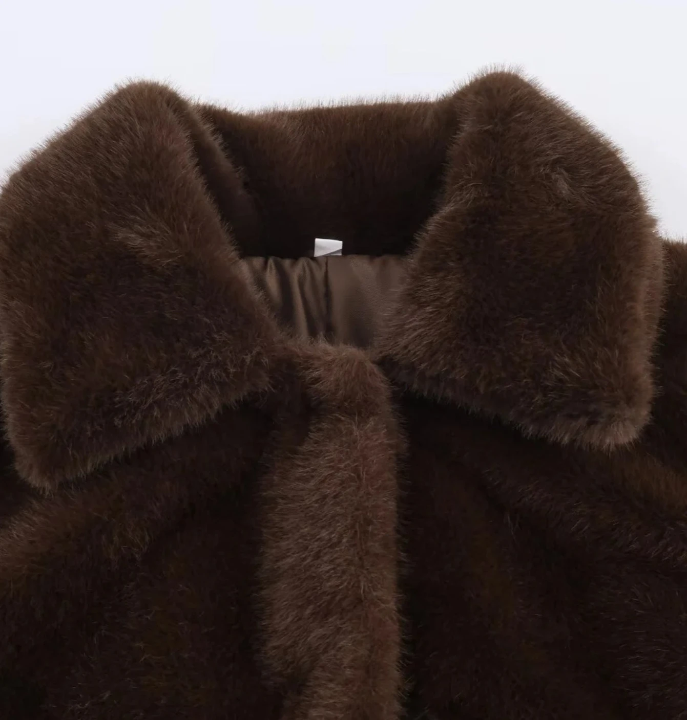 Nueva chaqueta cálida de piel sintética informal elegante Simple a la moda de estilo Retro para mujer/abrigo corto de piel