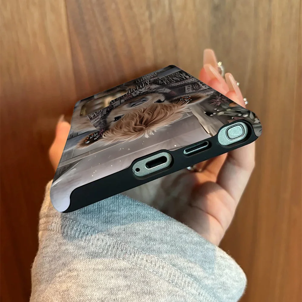 Funda de teléfono Snow Cute Highland Cow para Samsung GalaxyS25 S24 S22 S21FE Ultra Plus A16 A26 A36 A56 4G 5GDdoble capa anticaída