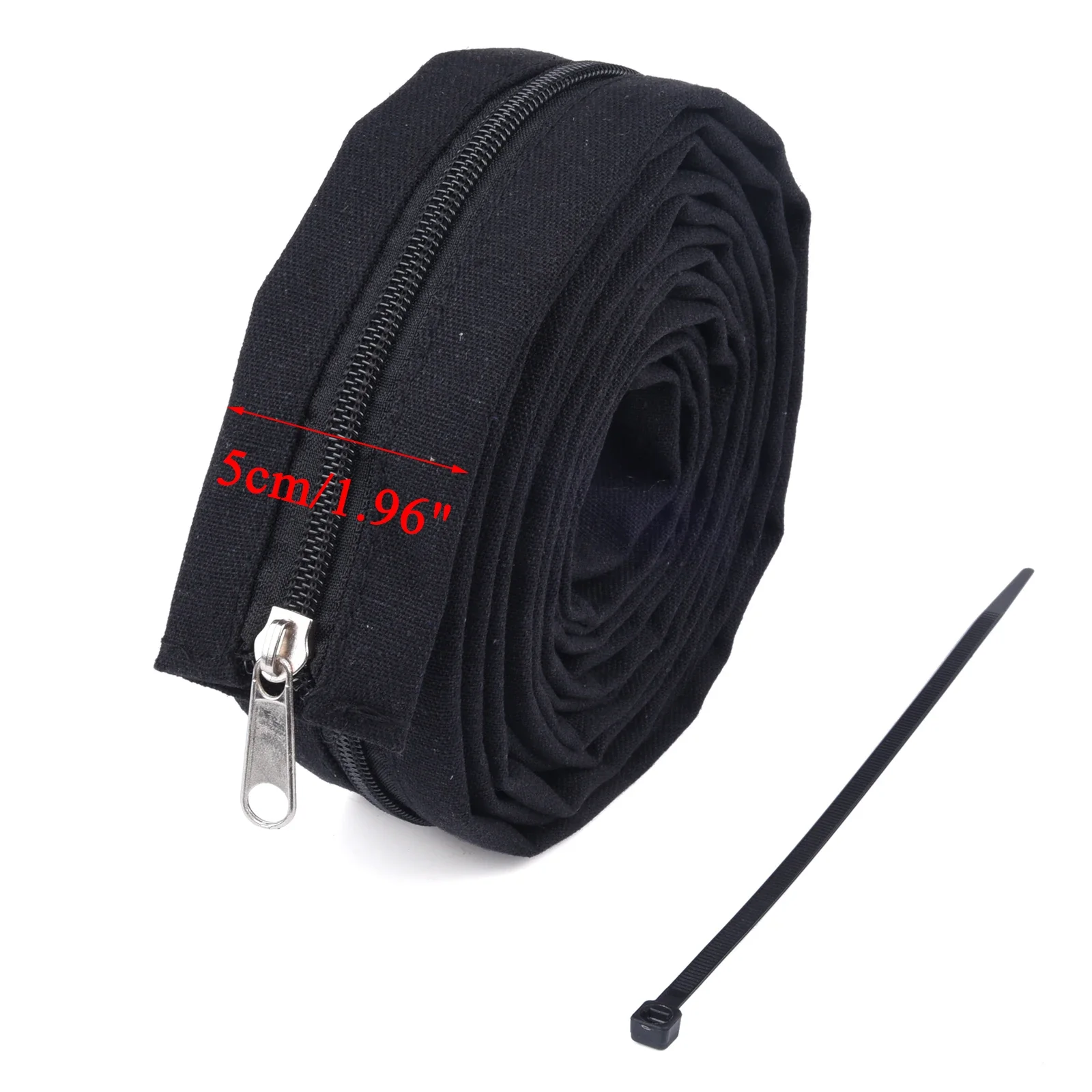 3.7M  12.14Ft TIG Plasma Cutting  Welding Torch Cable Jean Denim Zipper Cover Jacket Cloth For  4M Torch Welder Machine