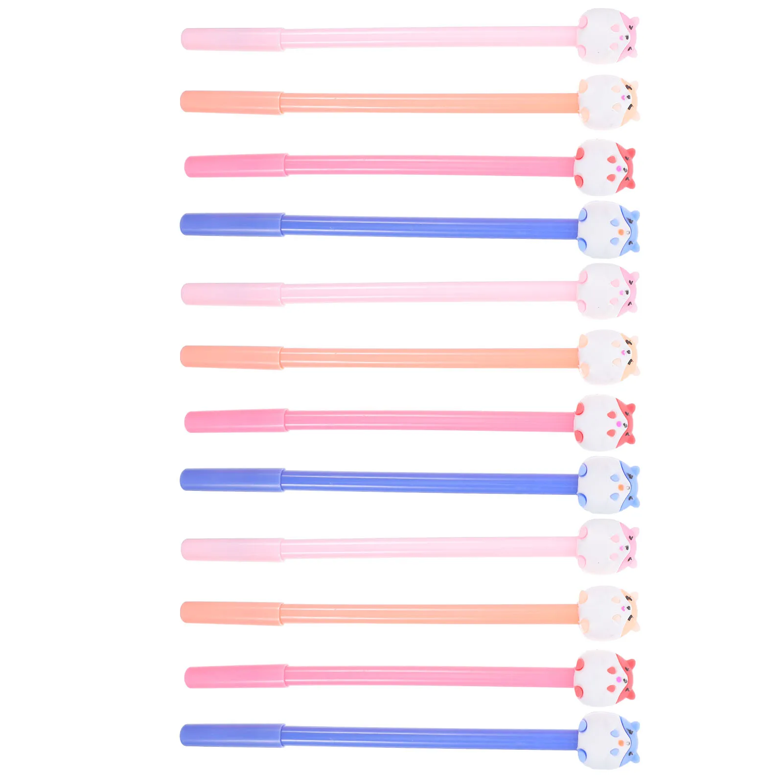 

12 pcs 1 Set Creative Neutral Hamster Design Gel For Students Comfortable Writing Pens Office School Supplies Adorable