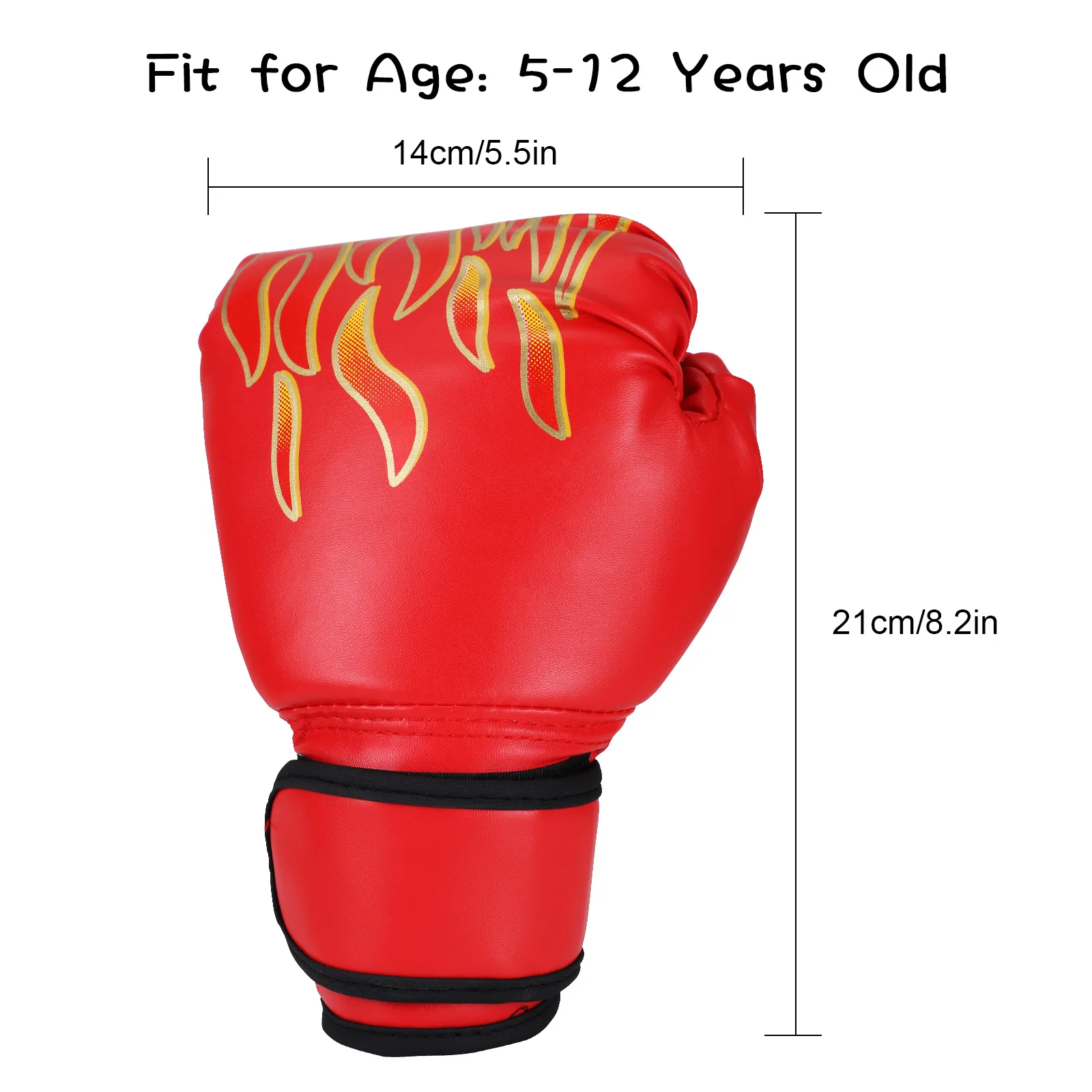 Boxing Glove Leather Kickboxing Protective Glove Kids Children Punching Training Sanda Sports Muay Thai MMA Training Gloves