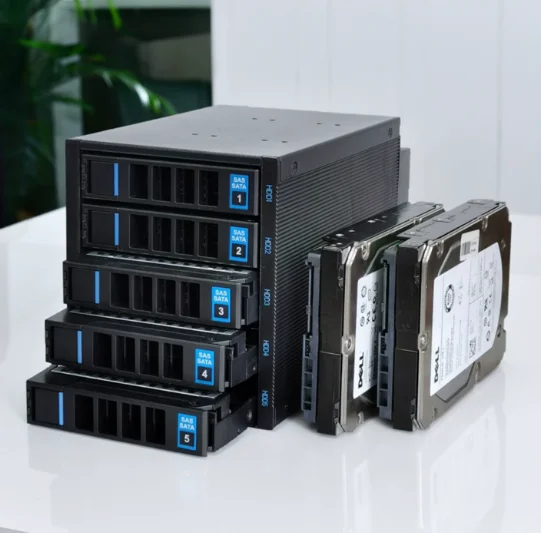 HY-5 hard disk hot-swappable module (send SATA data cable) with backplane storage expansion