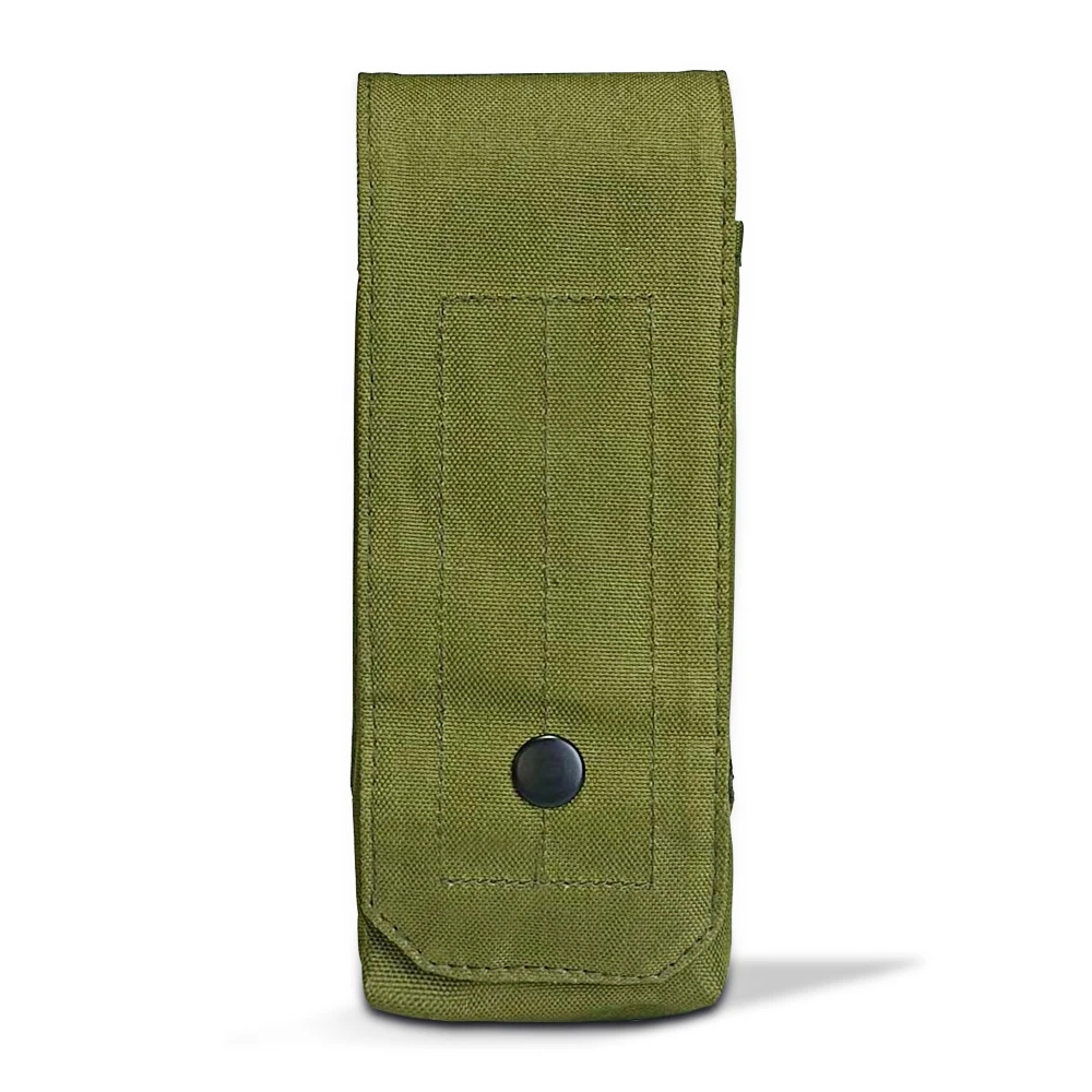 MOLLE-Tactical Single Magazine Pouch, Airsoft Clip Militar com Botão, Munição CP Bag para Glock M4 AK Rifle, Mag Holder, Saco de Caça