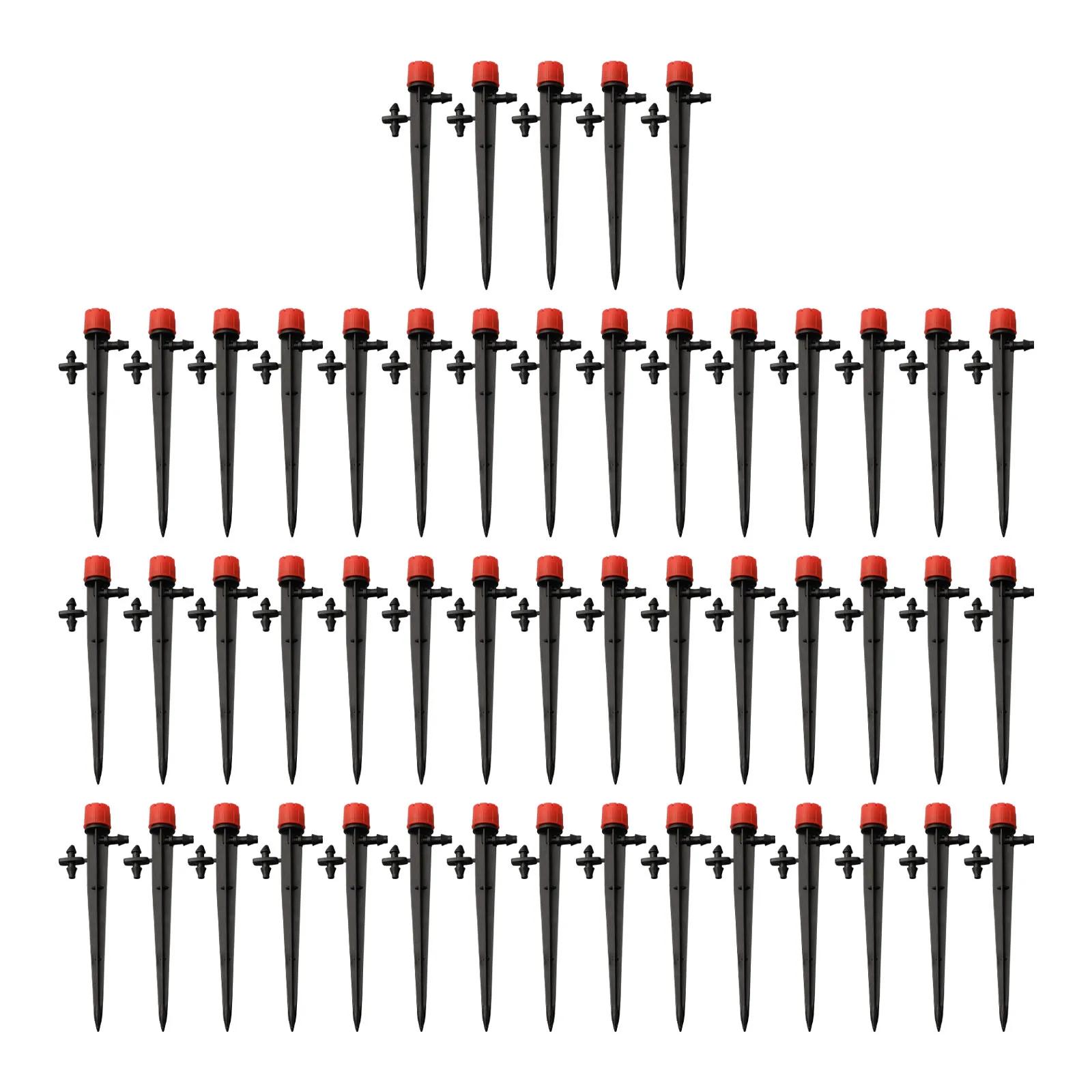 

Капельные разбрызгиватели Иригационные капельницы Системы орошения сада 360° ° 50 шт./компл. черный/зеленый/синий/красный, высокое качество