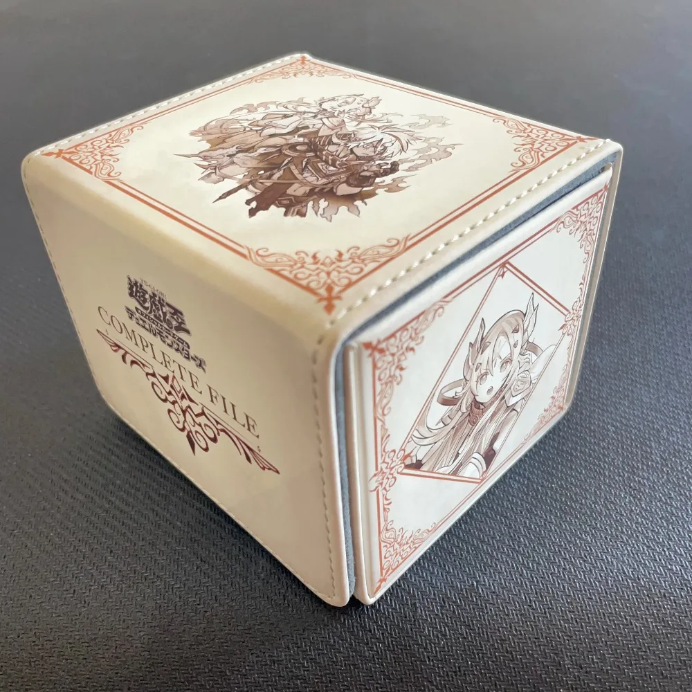 Yu-Gi-Oh！Tearlands Scheiren Magnetic Flip PU Card Box Labrynth of The Silver Castle/Traptrix Dionaea Game Card Storage Box Toys view 5