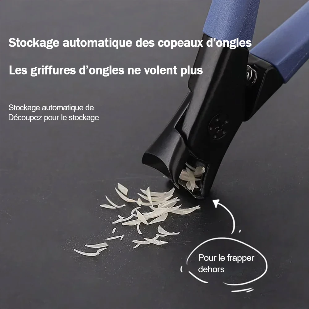 2023 Newest Anti-Splash Nail Clippers Single Nail Clipper Thick Hard Special Nail Trimmer Large Size Household Thick Nails 2030