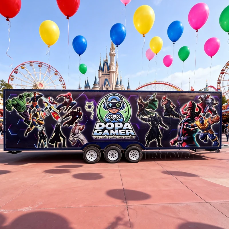 

Новый дизайн, передвижной фудтрак для уличной торговли, полностью оборудованный, винтажный, для мероприятий на открытом воздухе