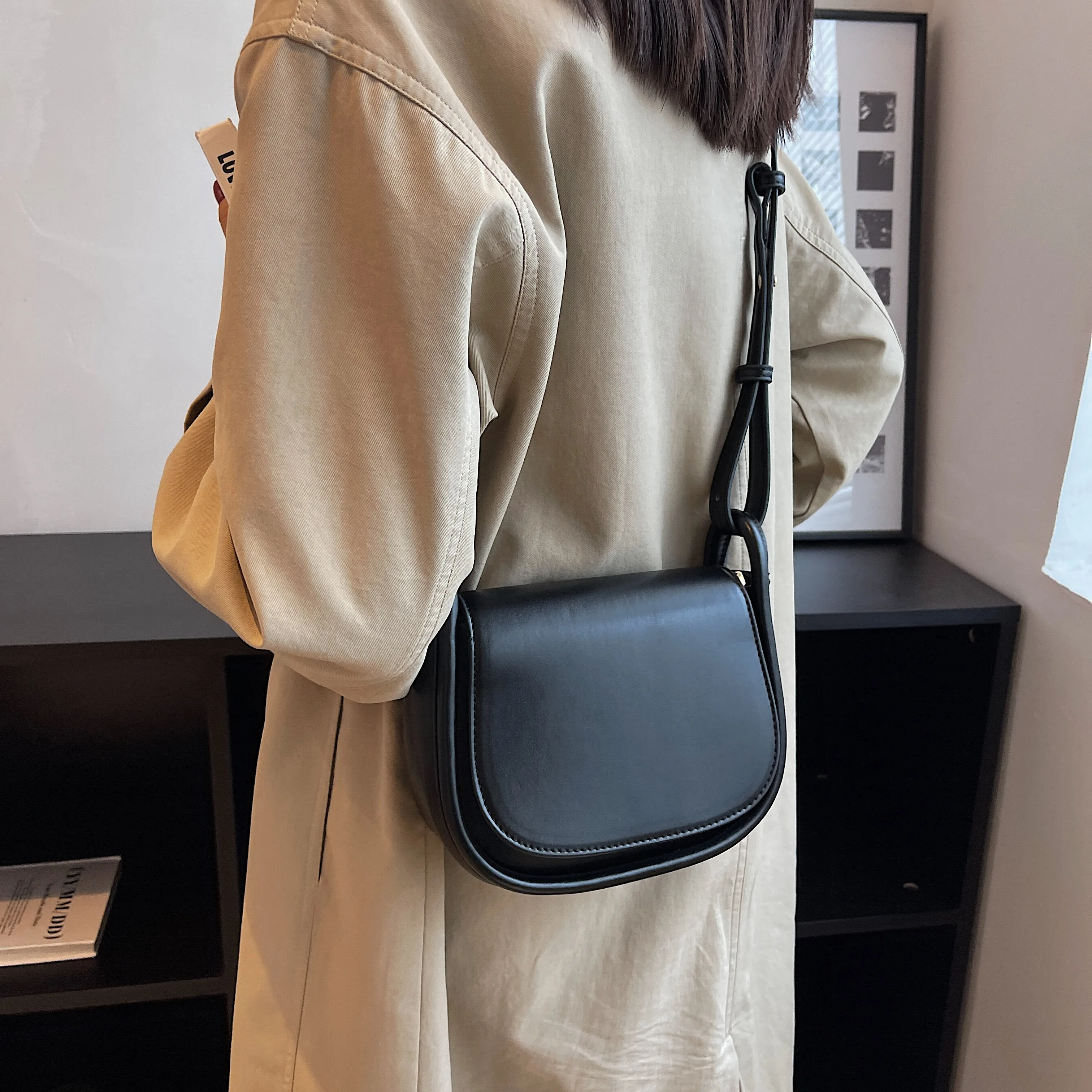 2023 Winter Brand PU Leather Women\'s Designer Underarm Handbag Short Handle Luxury Brand The Latest Shoulder Crossbody Bags