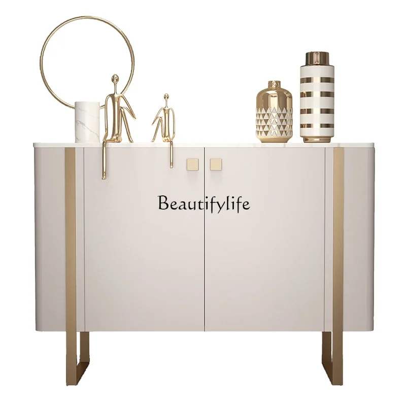 

X4 American light luxury entrance shoe cabinet modern simple decorative locker