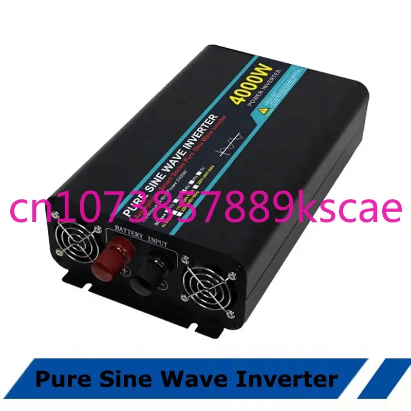 DC to AC 4000W 5000W 4kW 5kW 12V 24V 48V 110V 220V Pure Sine Wave Inverter Car Home Solar System Frequency Converter