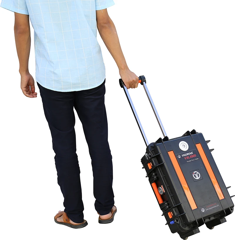 220V Solar Power Generator Portable 3000Wh Battery Charger for Emergency Medical Rescue Home Backup