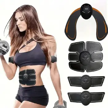 Battery EMS Hip Muscle Stimulator Fitness Weightlifting Hip Abdominal Arm Leg Trainer…