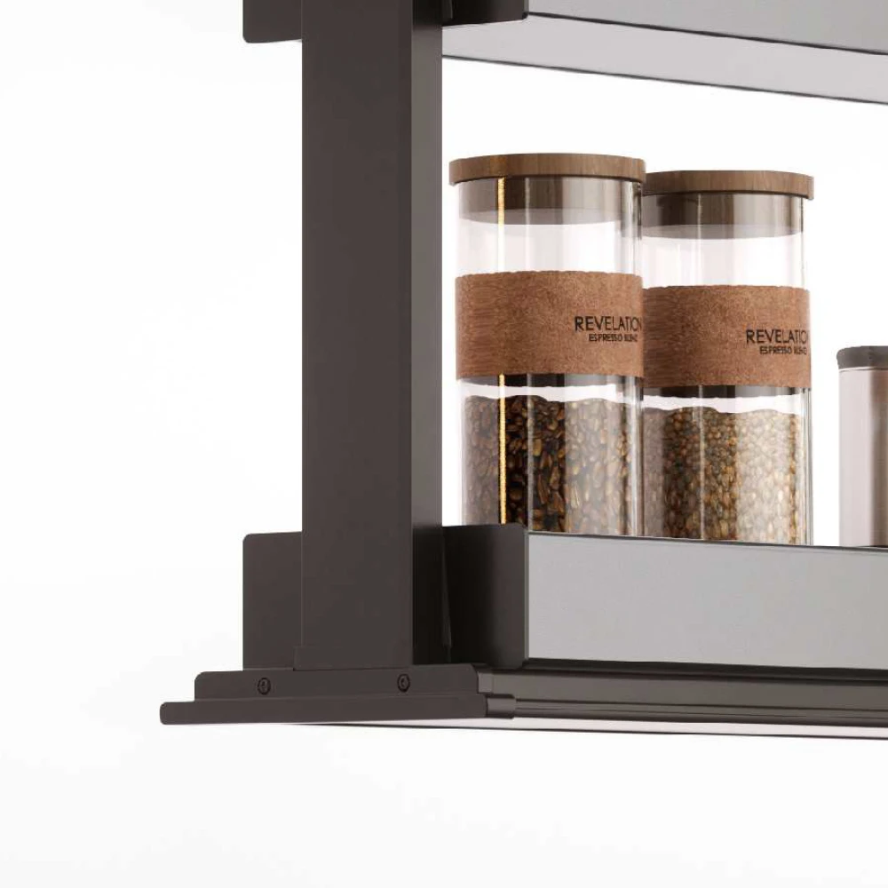 خزانة نظام مصعد المطبخ، سلة رفع لأعلى ولأسفل، سلة رفع المطبخ الكهربائية #3