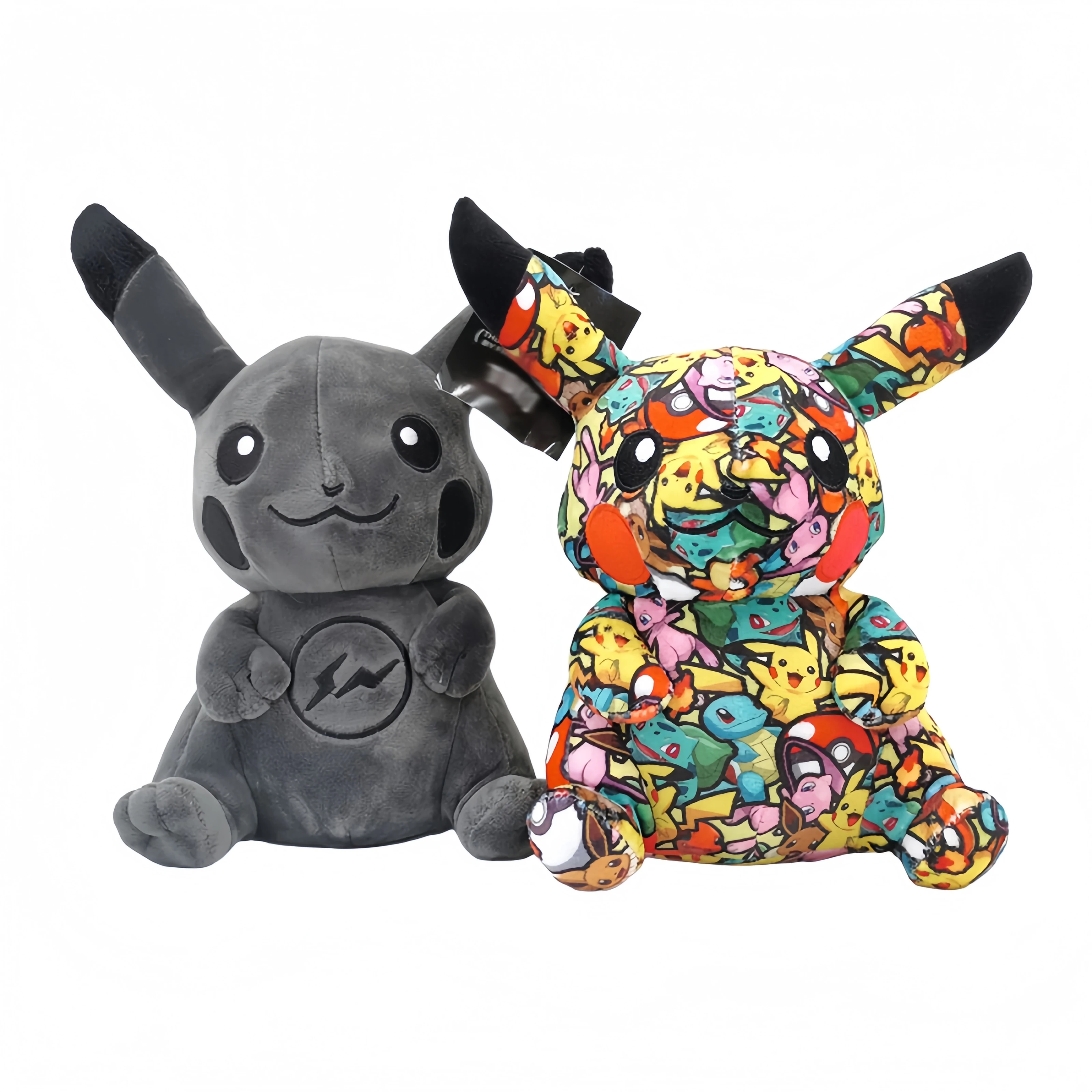 

Color Pikachu Peluche Squirtle Bulbasaur Charmander Pokemon Black Pikachu Plush Toys Claw Machine Stuffed Doll Xmas Kid Gift
